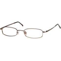 Bocci Women's Eyeglasses 329 Full Rim Optical Frame - Light Brown   10 - Lens 46 Bridge 18 Temple 135mm