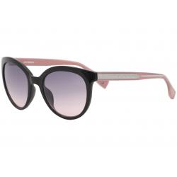 Converse Women's SCO055 SCO/055 Z42Y Black Fashion Oval Sunglasses 52mm - Black/Pink Gradient   Z42Y - Lens 52 Bridge 21 Temple 140mm