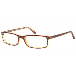 Bocci Men's Eyeglasses 355 Full Rim Optical Frame - Brown   02 - Lens 52 Bridge 17 Temple 145mm