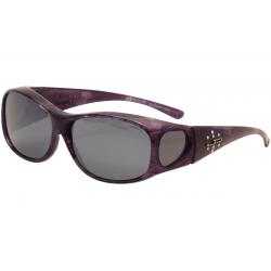 Jonathan Paul Element EM 005S 005/S Medium Fitovers Polarized Sunglasses - Purple - Lens 64 Bridge 12 Temple 125mm