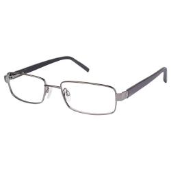Aristar By Charmant Men's Eyeglasses AR16222 AR/16222 Full Rim Optical Frame - Grey - Lens 54 Bridge 18 Temple 145mm