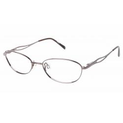 Aristar By Charmant Women's Eyeglasses AR16346 AR/16346 Full Rim Optical Frame - Brown   535 - Lens 52 Bridge 17 Temple 135mm