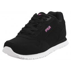 Fila Women's Cress Sneakers Shoes - Black/Knock Out Pink/White - 6 B(M) US
