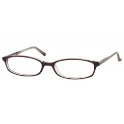 Bocci Women's Eyeglasses 228 Full Rim Optical Frame - Burgundy Crystal   03 - Lens 49 Bridge 18 Temple 140mm