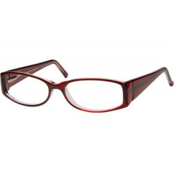 Bocci Women's Eyeglasses 333 Full Rim Optical Frame - Burgundy   03 - Lens 54 Bridge 18 Temple 140mm