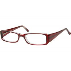 Bocci Women's Eyeglasses 331 Full Rim Optical Frame - Burgundy   03 - Lens 48 Bridge 17 Temple 140mm
