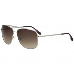 Lacoste Men's L188S L/188/S Fashion Pilot Sunglasses - Light Gunmetal/Brown Gradient   035 - Lens 59 Bridge 14 Temple 135mm