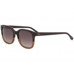 Lacoste Women's L815S L/815/S 210 Brown Fashion Square Sunglasses 55mm - Brown/Brown Gradient   210 - Lens 55 Bridge 19 Temple 140mm