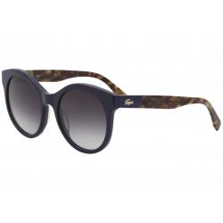 Lacoste Women's L851S L/851/S 424 Blue/Tortoise Fashion Round Sunglasses 53mm - Blue Tortoise/Grey Gradient   424 - Lens 53 Bridge 21 Temple 140mm