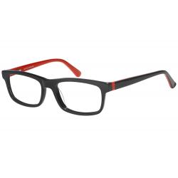 Bocci Men's Eyeglasses 380 Full Rim Optical Frame - Black   04 - Lens 52 Bridge 17 Temple 140mm