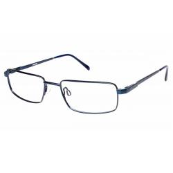Aristar By Charmant Men's Eyeglasses AR16204 AR/16204 Full Rim Optical Frame - Blue - Lens 55 Bridge 18 Temple 145mm