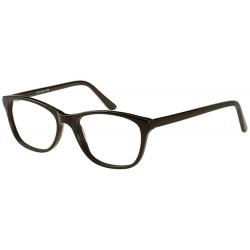 Bocci Women's Eyeglasses 393 Full Rim Optical Frame - Black   04 - Lens 52 Bridge 17 Temple 145mm