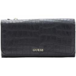 Guess Women's Frankee Large Fold Over Flap Organizer Wallet - Brown