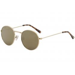 Lucky Brand Men's Colton Gold Fashion Oval Sunglasses 51mm - Gold/Brown Mirrored - Lens 51 Bridge 22 Temple 140mm