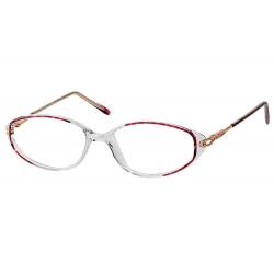 Bocci Women's Eyeglasses 230 Full Rim Optical Frame - Burgundy Crystal   02 - Lens 50 Bridge 17 Temple 135mm