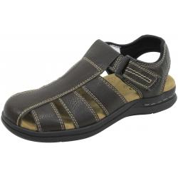 Izod Men's Thames Memory Foam Fisherman Sandals Shoes - Brown - 13 D(M) US