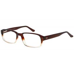 Bocci Men's Eyeglasses 386 Full Rim Optical Frame - Brown   02 - Lens 56 Bridge 17 Temple 145mm