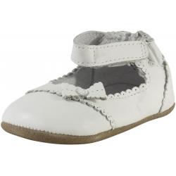 Robeez Mini Shoez Infant Girl's Catherine Mary Janes Shoes - White - 6 9 Months Infant