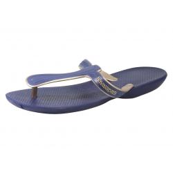 Havaianas Women's Casuale Flip Flops Sandals Shoes - Navy Blue - 9 10 B(M) US/8 D(M) US