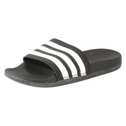 Adidas Men's Adilette Comfort Cloudfoam Plus Slides Sandals Shoes - Black - 8 D(M) US