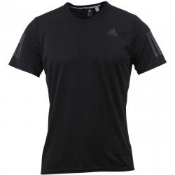 Adidas Men's Response Trail Running Climacool Short Sleeve T Shirt - Black - Large