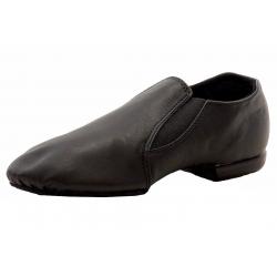 Dance Class Women's Pro Jazz Boot Leather Jazz Dancing Shoes - Black - 5 B(M) US