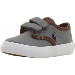 Polo Ralph Lauren Toddler Boy's Waylon EZ Sneakers Shoes - Grey - 4 M US Toddler