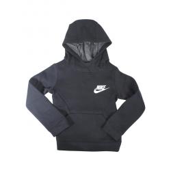 Nike Little Boy's Fleece Pullover Hooded Sweatshirt - Black - 4
