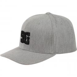 DC Shoes Men's Hatstar TX Flexfit Baseball Cap Hat - Grey - Small/Medium