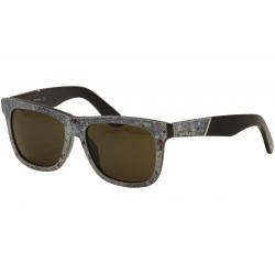 Diesel Men's DL0140 DL/0140 DenimEye Fashion Square Sunglasses - Black - Lens 54 Bridge 16 Temple 145mm