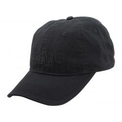 Timberland Men's Southport Beach Cotton Strapback Baseball Cap Hat - Black - One Size Fits Most