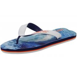 Superdry Men's Scuba Flip Flop Sandals Shoes - Blue - Small; 6.5 7.5 D(M) US