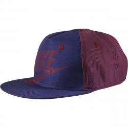 Nike Boy's Futura Print Flat Brim Snapback Baseball Cap Hat - Dark Royal Blue - 4/7