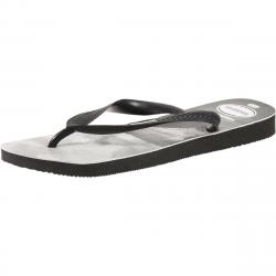 Havaianas Men's Top Photoprint Flip Flops Sandals Shoes - Black/White - 11 12 D(M) US
