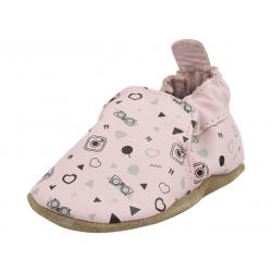 Robeez Soft Soles Infant Girl's #GirlyGirl Fashion Shoes - Pink - 0 6 Months Infant