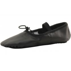 Dance Class Little/Big Kid's Classic Leather Ballet Dancing Shoes - Black - 1 M US Little Kid