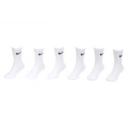 Nike Little Boy's 6 Pairs Young Athletes Crew Socks - White - 6 7 Fits 13C 3Y