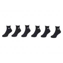 Nike Toddler/Little Boy's 6 Pairs Young Athletes Dri Fit Quarter Crew Socks - Black - 6 7 Fits 13C 3Y