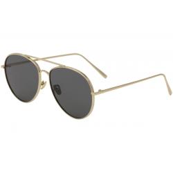 Yaaas! 6669 Fashion Pilot Sunglasses - Gold/Black   A - Lens 58 Bridge 17 Temple 147mm