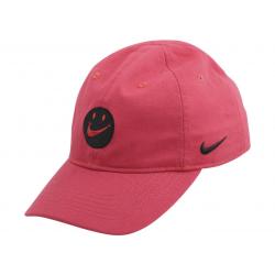 Nike Little Kid's Swoosh Patch Strapback Cotton Baseball Cap Hat - Pink - 4/6X