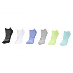 Polo Ralph Lauren Women's 6 Pairs Geometric Pattern Ankle Socks - Green - 9 11 Fits 4 10.5