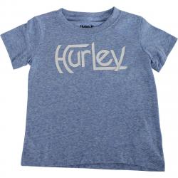 Hurley Toddler Girl's Logo Short Sleeve T Shirt - Blue - 4T