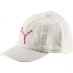 Puma Infant Girl's Evercat Podium Cotton Baseball Cap Hat - White - One Size