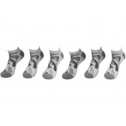 Skechers Men's 6 Pairs Camo Low Cut Socks - Gray/Gray - 10 13 Fits 6 12