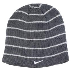 Nike Boy's Stripe Beanie Hat - Dark Grey - Youth Boy's 8/20