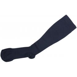 Dr. Scholl's Men's Microfiber Graduated Compression Firm Support Socks - Blue - Medium Fits Shoe 7.5 10