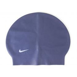 Nike Solid Latex Swim Cap (One Size Fits Most) - Midnight Navy - One Size Fits Most