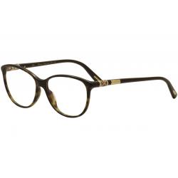 Chopard Women's Eyeglasses VCH 199S 199/S Full Rim Optical Frames - hiny Dark Havana/23KT Gold Plated/Gemstones   722Y - Lens 54 Bridge 15 Temple 140mm