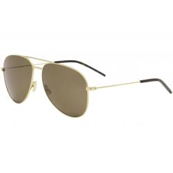 Saint Laurent Classic 11 Pilot Sunglasses - Gold - Lens 59 Bridge 14 Temple 145mm
