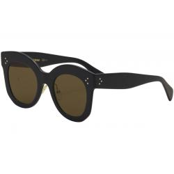 Celine Women's CL41443S CL/41443/S Oval Sunglasses - Blue/Brown   07G QS - Lens 50 Bridge 24 Temple 155mm